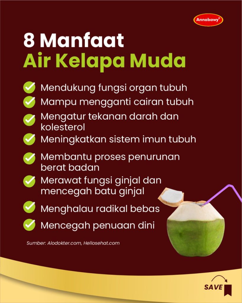 8 Manfaat Air Kelapa Muda yang Menyegarkan