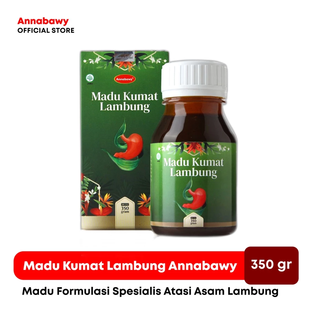 Madu Kumat Lambung Annabawy 350gr - Obat Herbal Solusi Atasi Asam Lambung dan Maag Kronis - Image 2