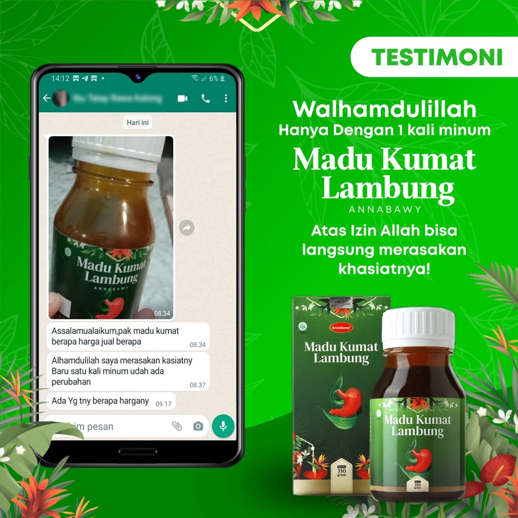 Madu Kumat Lambung Annabawy 350gr - Obat Herbal Solusi Atasi Asam Lambung dan Maag Kronis - Image 8