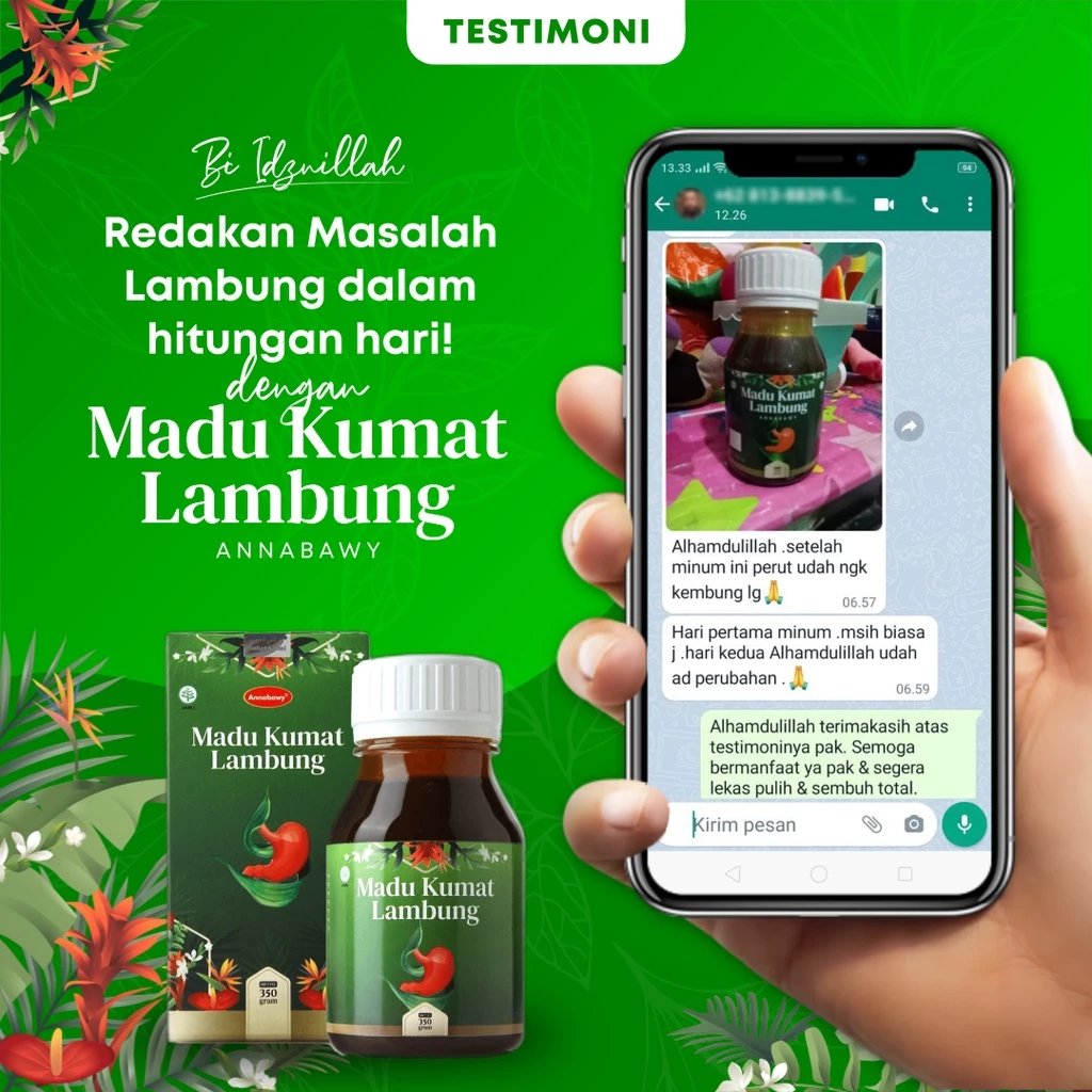 Madu Kumat Lambung Annabawy 350gr - Obat Herbal Solusi Atasi Asam Lambung dan Maag Kronis - Image 10