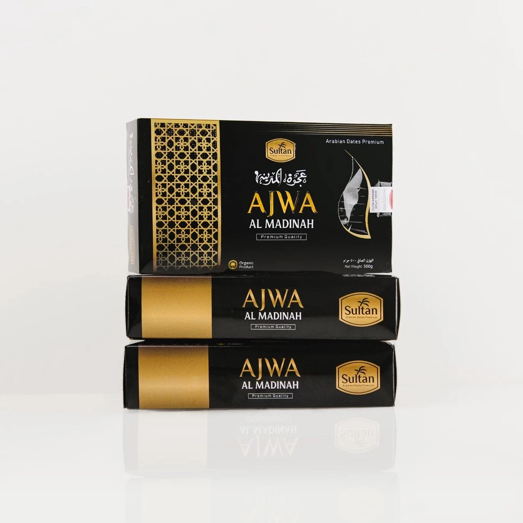 Kurma Ajwa Al Madinah SULTAN Premium 500 Gram | Kurma Nabi Asli Madinah Manis, Sehat & Bergizi - Image 5