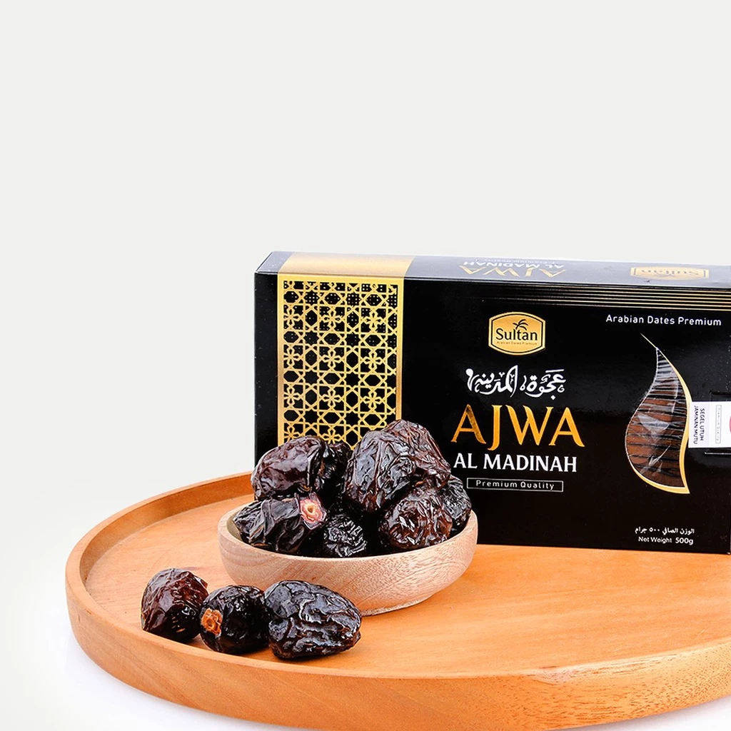 Kurma Ajwa Al Madinah SULTAN Premium 500 Gram | Kurma Nabi Asli Madinah Manis, Sehat & Bergizi - Image 3