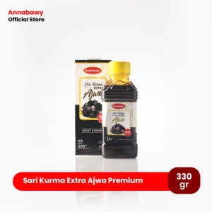 Sari Kurma Ekstra Kurma Ajwa Annabawy - 330gr Sari Kurma Alami Plus Kurma Ajwa Premium Quality