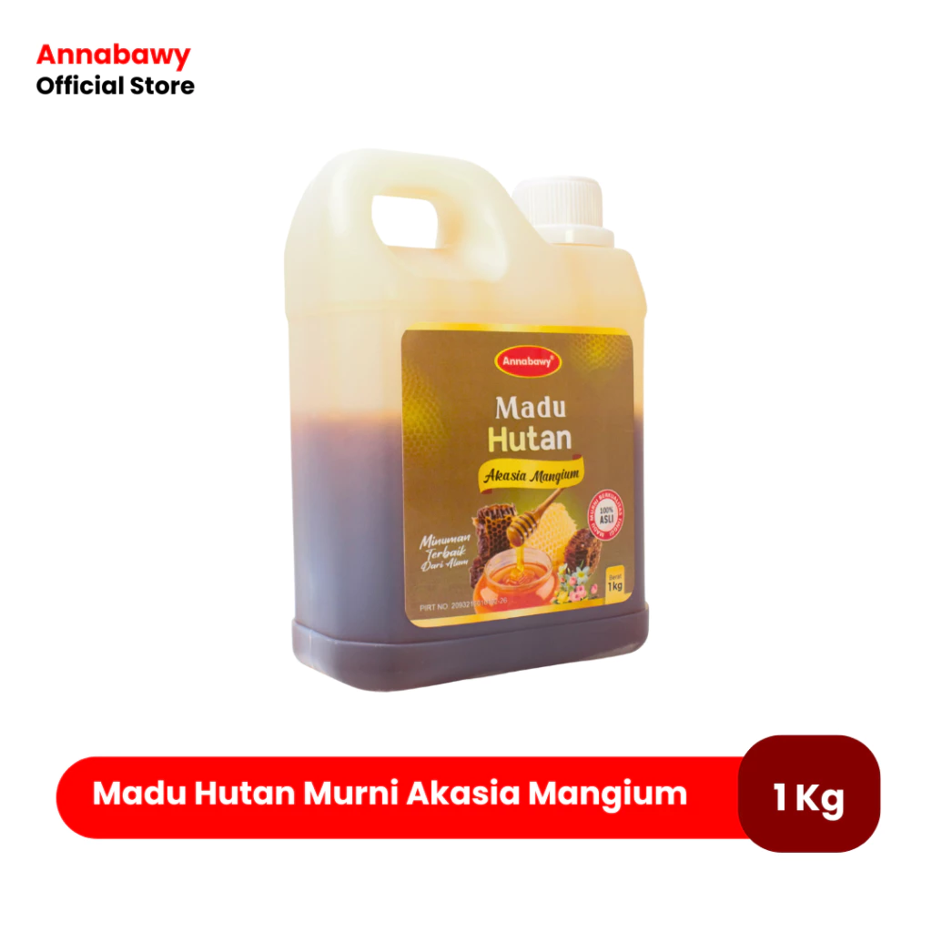 Madu Hutan Akasia Mangium Annabawy 1kg Raw Honey Premium Quality Jaminan Original