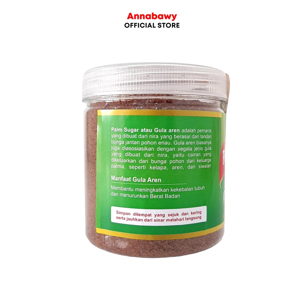 Gula Aren Bubuk 330 gr Annabawy - Palm Sugar Organic / Gula Aren Organik / Gula Semut ORIGINAL TANPA CAMPURAN - Image 3