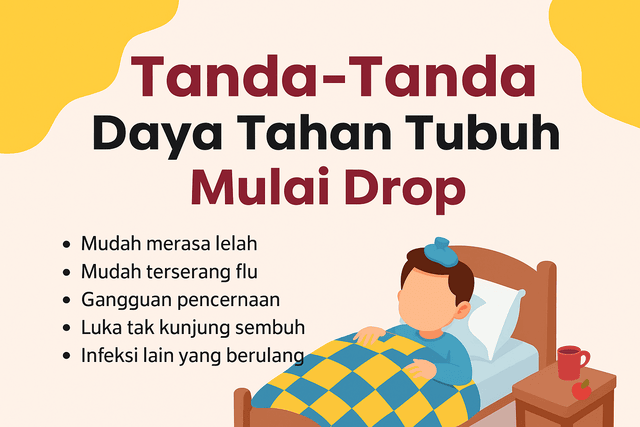 5 Tanda Daya Tahan Tubuh Mulai Drop dan 5 Cara Mengatasinya dengan Propolis Royal J