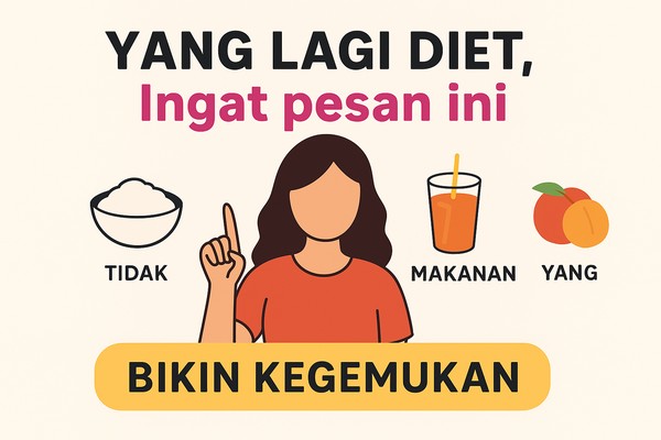 Lagi Diet? Ingat Pesan Ini: Bukan Makanannya yang Bikin Gemuk, Tapi Kebiasaannya!