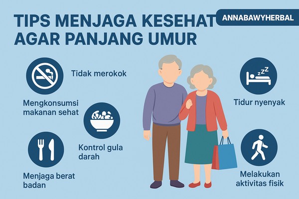 7 Tips Menjaga Kesehatan Agar Panjang Umur dan Tetap Bugar di Usia Tua