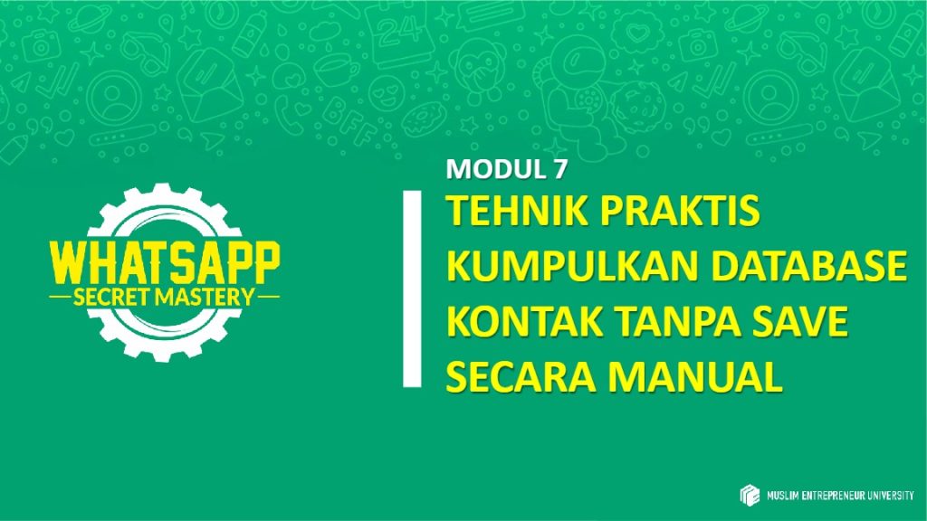 Modul 7 WSM: Teknik Kumpulkan Database Kontak Tanpa Manual